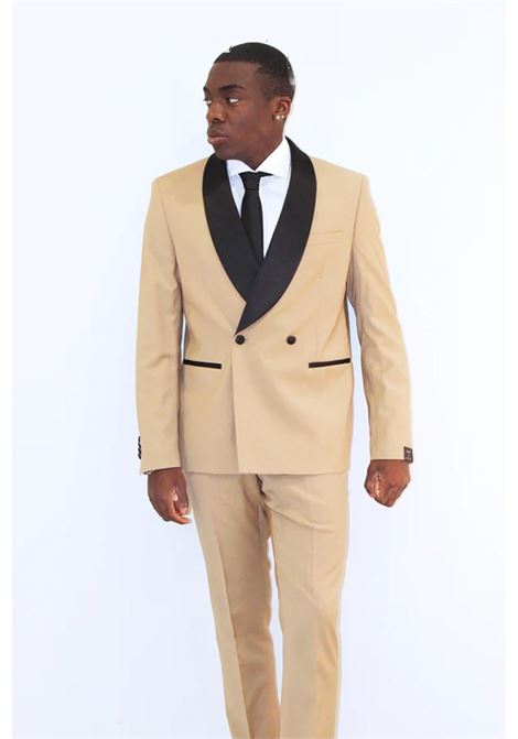 SMOKING  COLLO SCIALLATO CON  REVER NERO MANUEL RITZ | Abiti | 3630AR3348 24000224